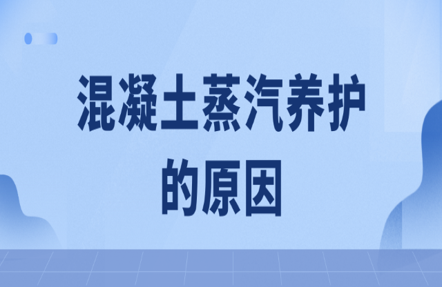 混凝土蒸汽養(yǎng)護的原因